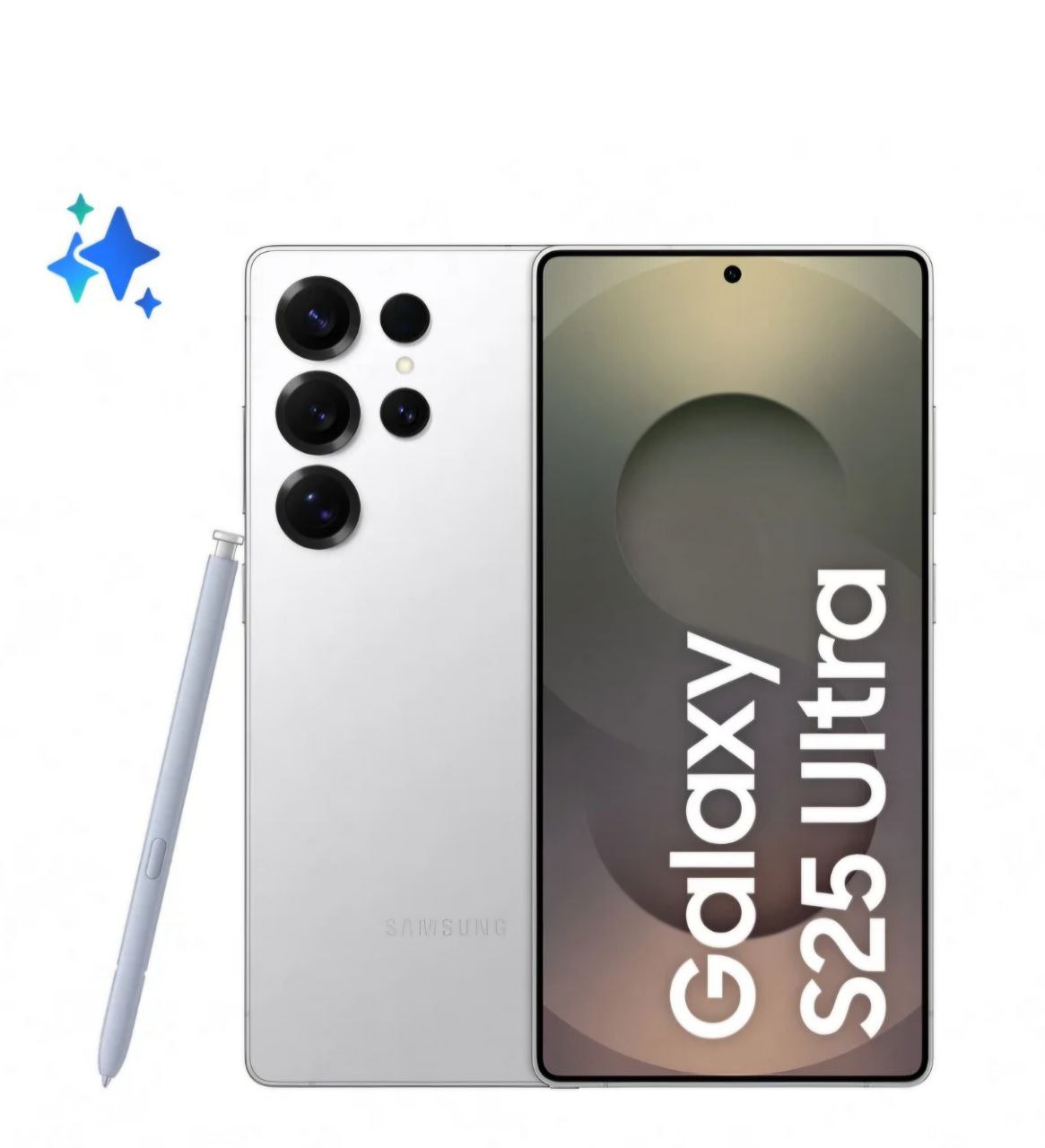 سامسونج جلاكسي إس 25 الترا  1تيرا . تيتانيوم ابيض، فضي